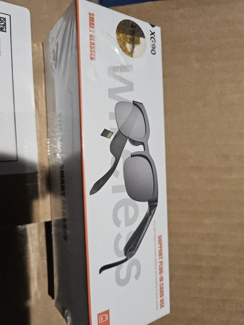 Smart Glasses in White Retail Box